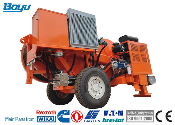 Uçak hattı ipleme ekipmanları Maksimum aralıklı gerilim 2x70kN Hidrolik gerilim makinesi